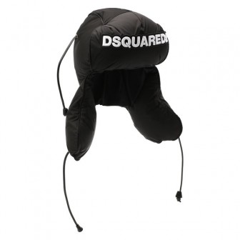 Пуховая шапка-ушанка Dsquared2